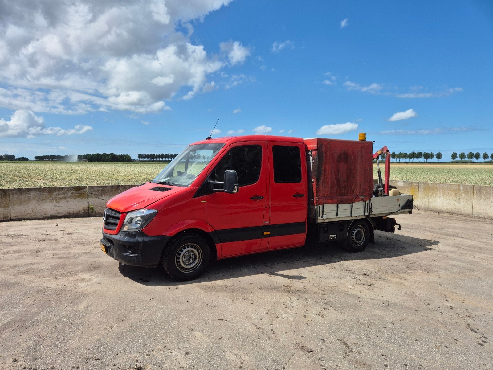 Mercedes-Benz Sprinter 2016 Rood, Auto's, 163 pk, Diesel, Particulier, 6 stoelen