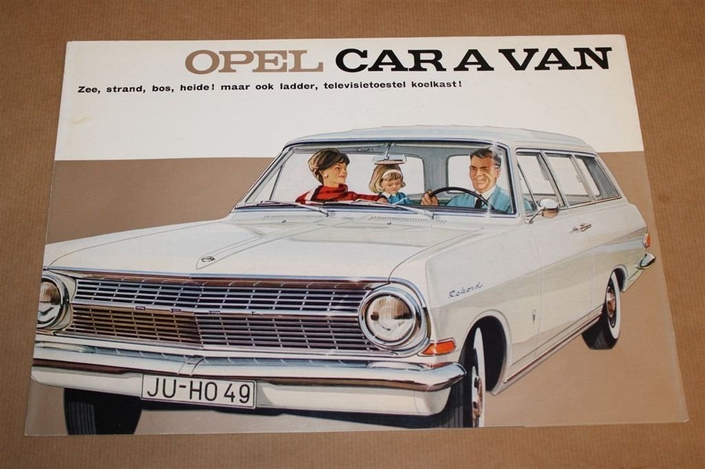 Vintage brochure - Opel Caravan - Circa 1965 !!, Ophalen of Verzenden, Zo goed als nieuw, Opel