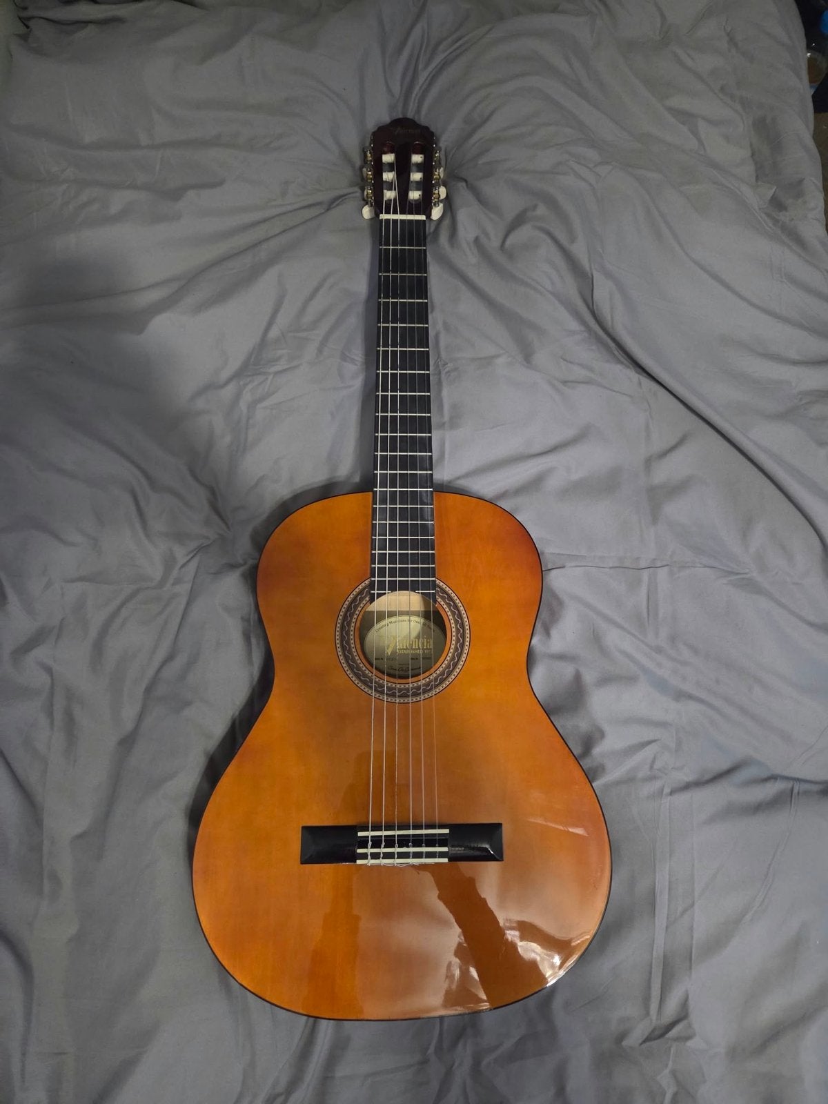 Valencia Klassieke Gitaar - Zo goed als nieuw, Ophalen of Verzenden, Zo goed als nieuw, Klassieke of Spaanse gitaar