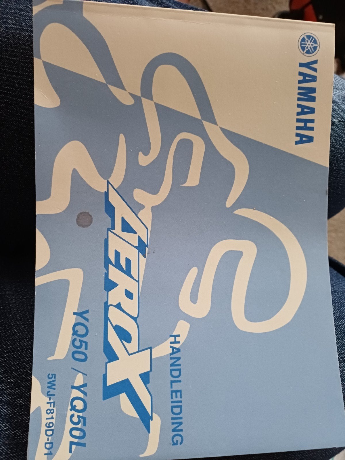 handleiding Yamaha Aerox YQ 50 YQ50 L, Fietsen en Brommers, Ophalen of Verzenden, Zo goed als nieuw, Benzine, Aerox
