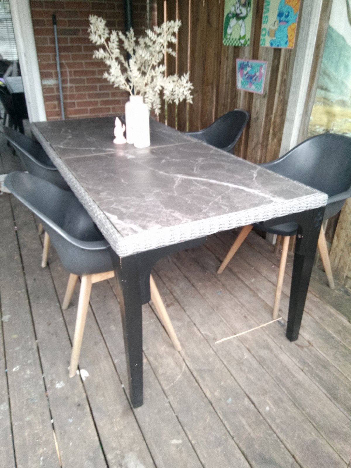 zeer mooie tuinset, Ophalen, Zo goed als nieuw, Rechthoekig