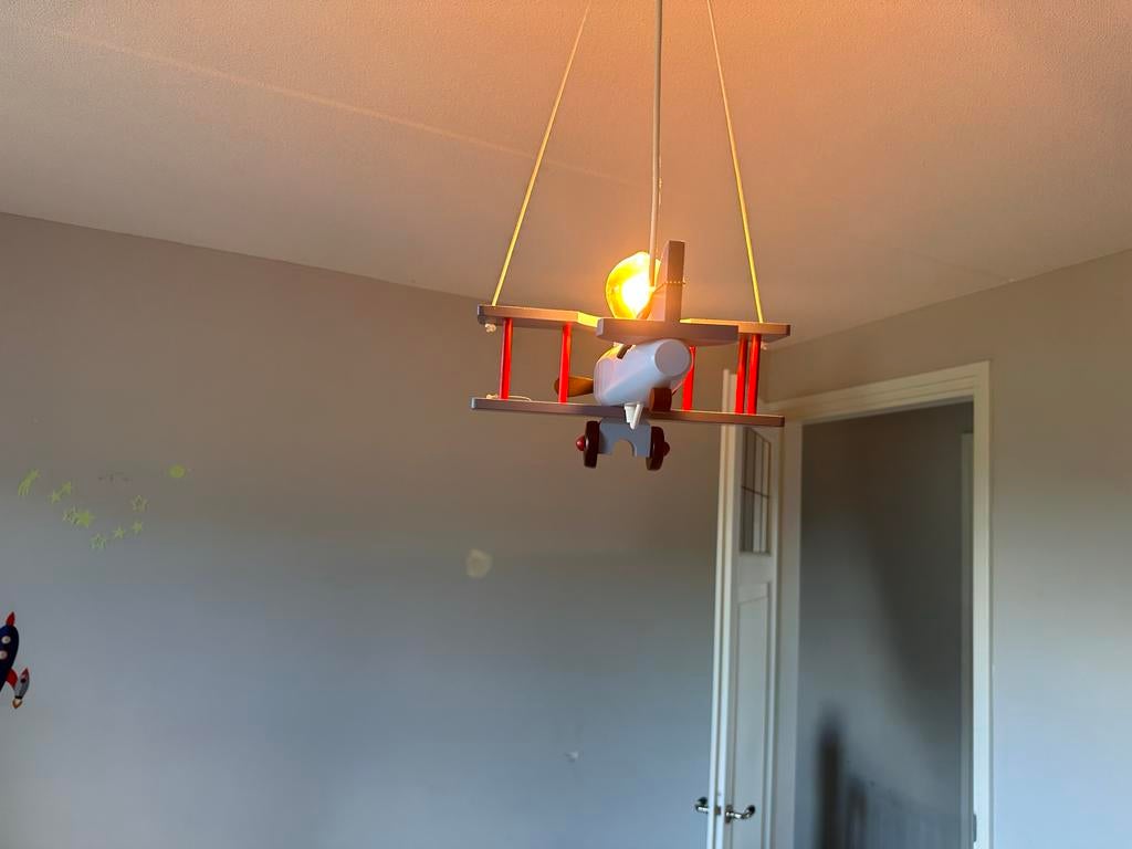 Vliegtuig plafondlamp voor kinderkamer, Ophalen, Minder dan 50 cm, Gebruikt, Minder dan 25 cm