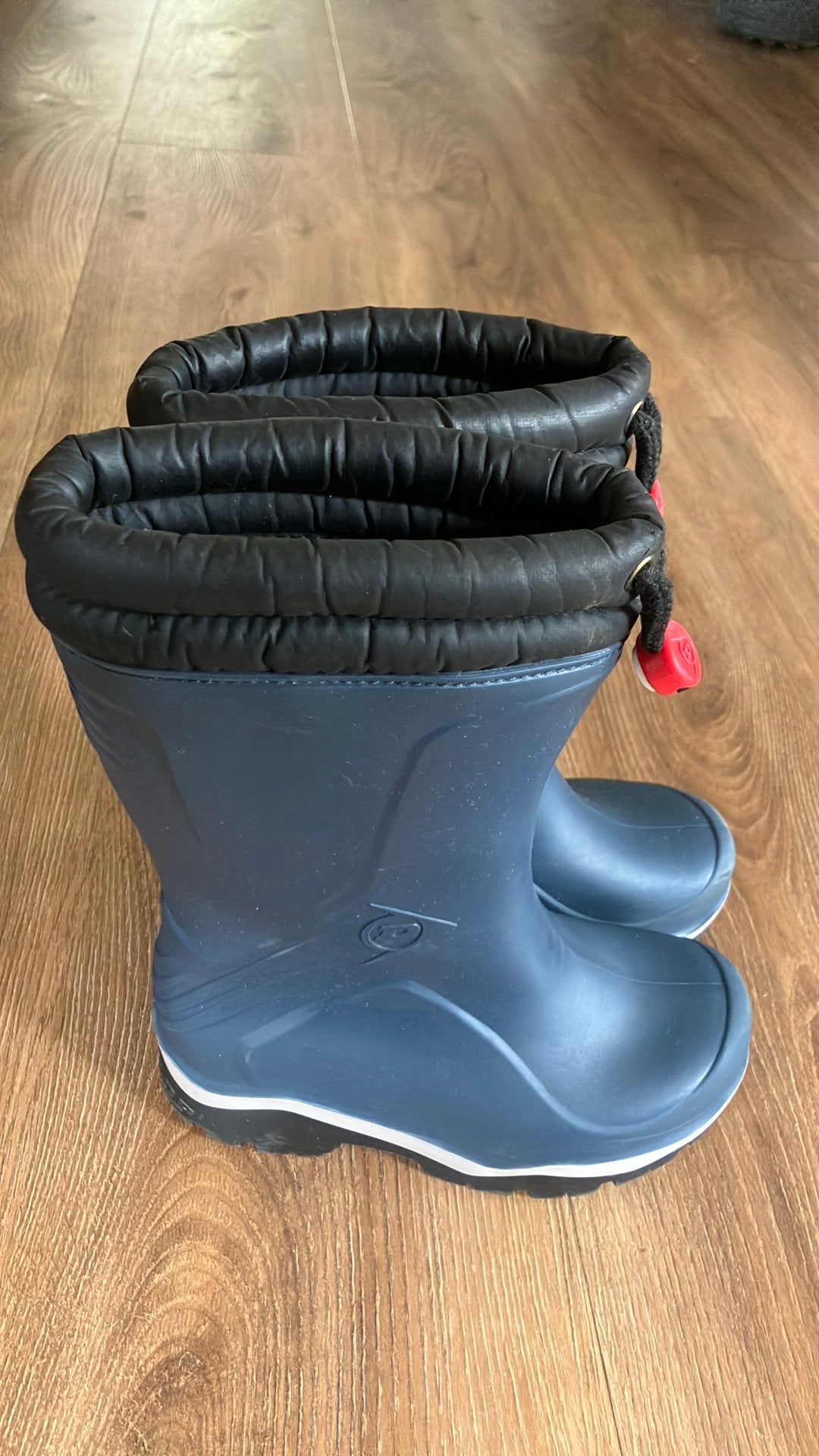 Nette Dunlop sneeuwlaarzen maat 31 blauw, Ophalen, Zo goed als nieuw, Jongen of Meisje, Laarzen