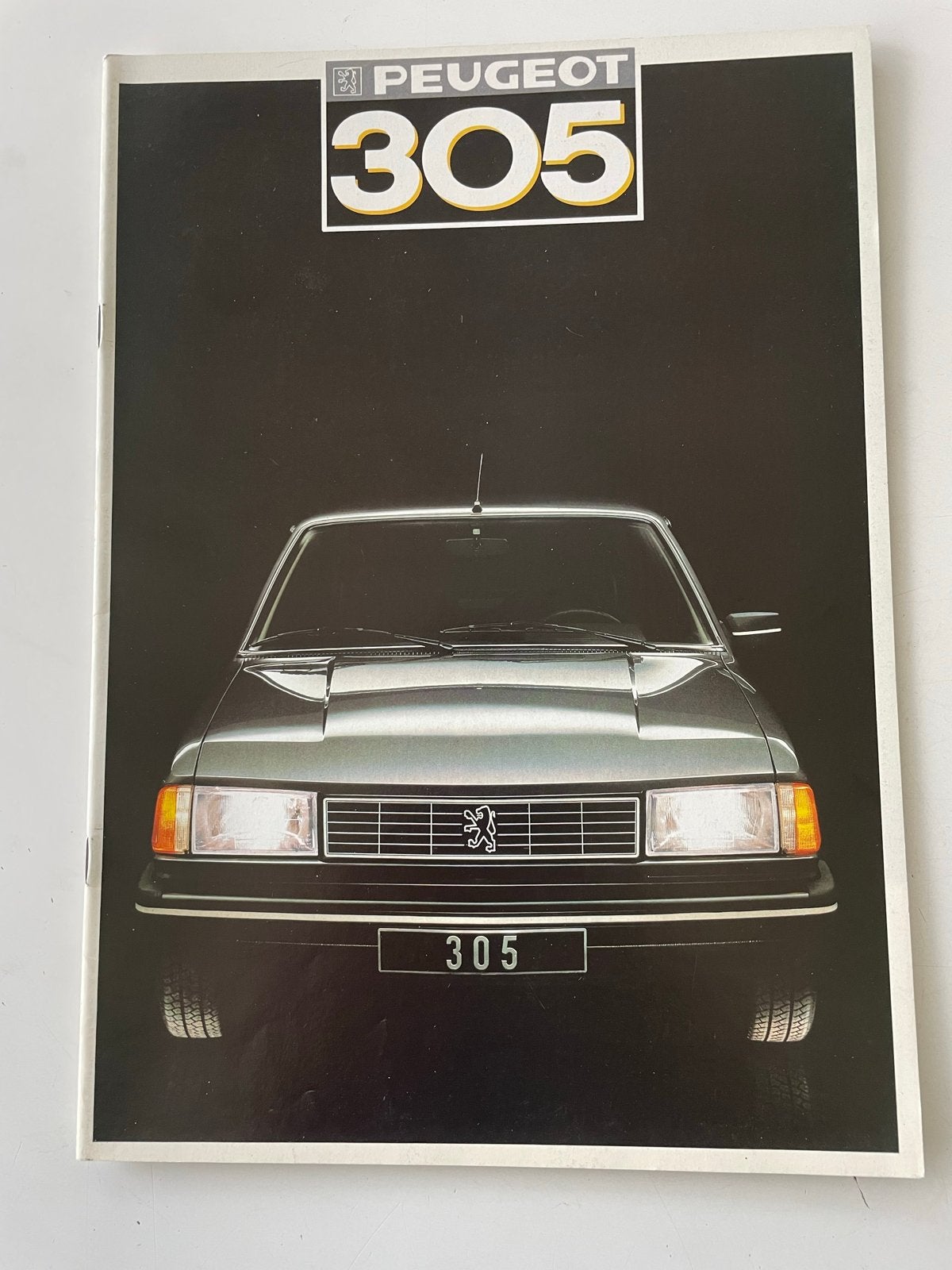 Peugeot 305 Brochure uit 1987 - Origineel, Ophalen of Verzenden, Zo goed als nieuw, Peugeot