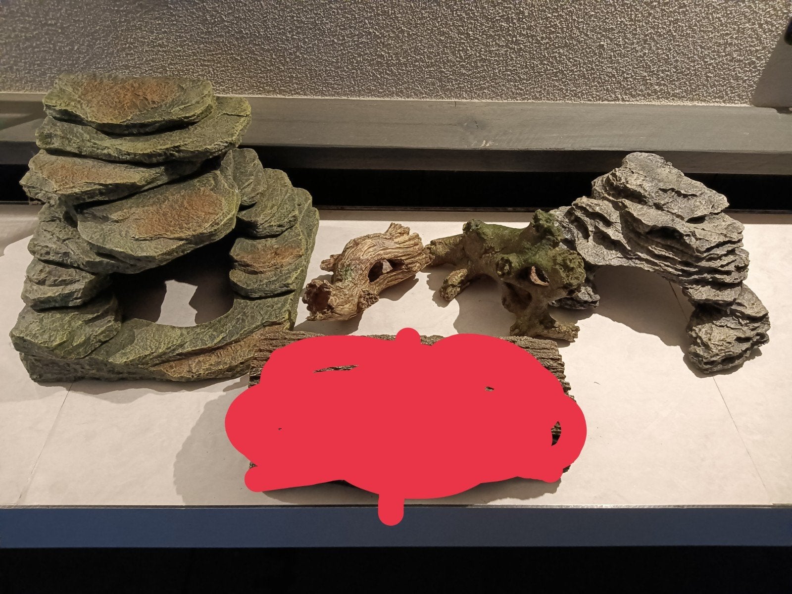 aquarium ornamenten 2, Ophalen of Verzenden, Zo goed als nieuw, Decoratie