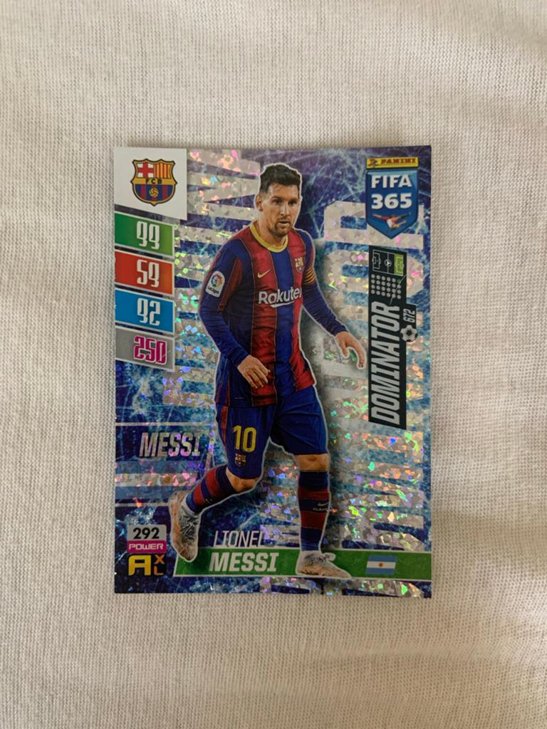 Panini FIFA 365 Adrenalyn XL 2021-2022 Lionel Messi, Ophalen of Verzenden, Zo goed als nieuw, Buitenlandse clubs, Spelerskaart