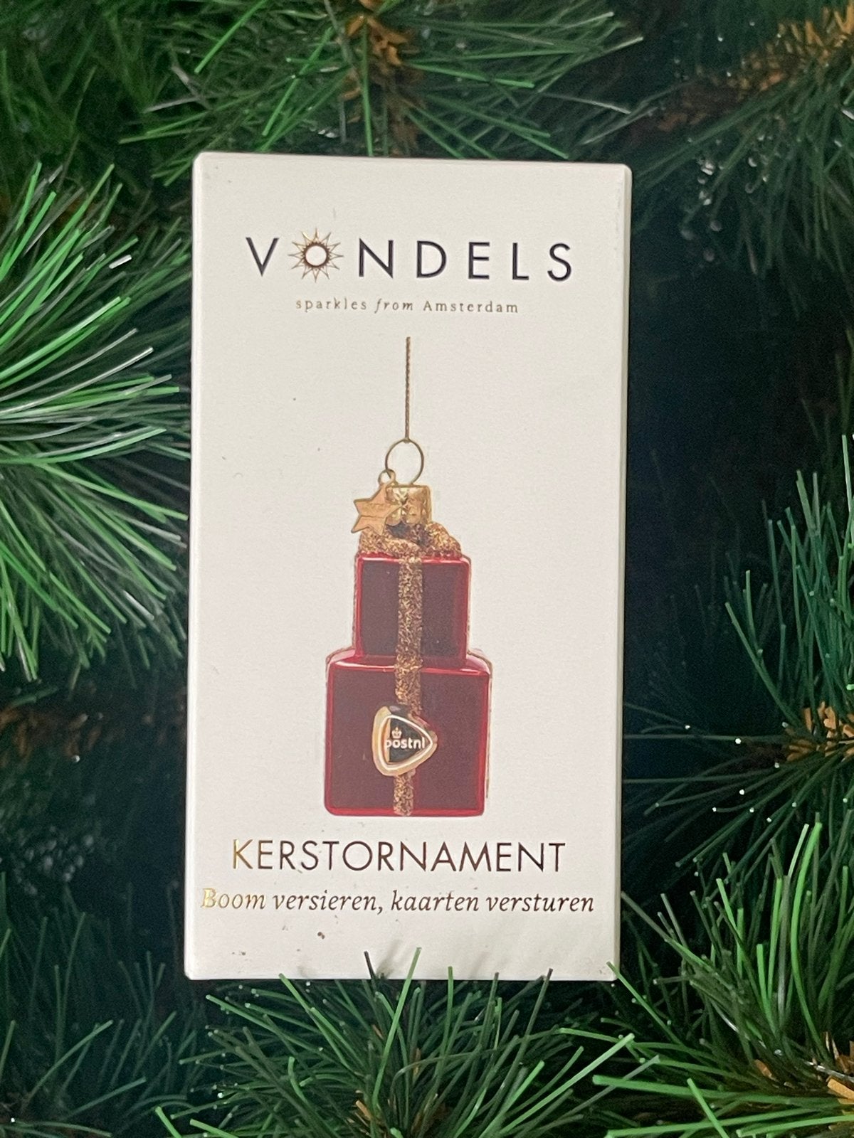 Vondels Kerstornament 2 cadeautjes - PostNL, Diversen, Ophalen of Verzenden, Nieuw