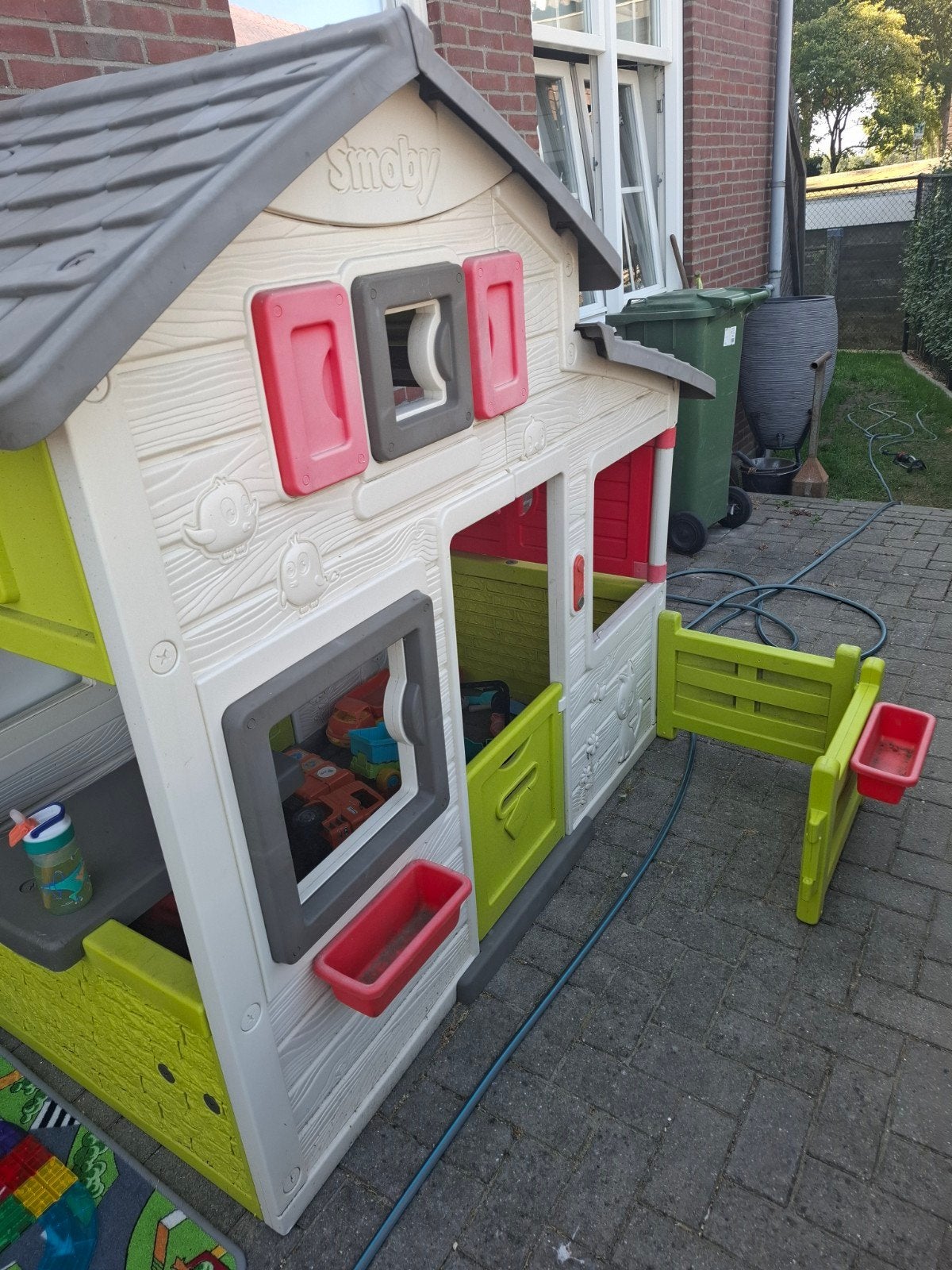 Smoby Speelhuisje met Picknicktafel (Binnen/Buiten), Ophalen, Gebruikt, Kunststof