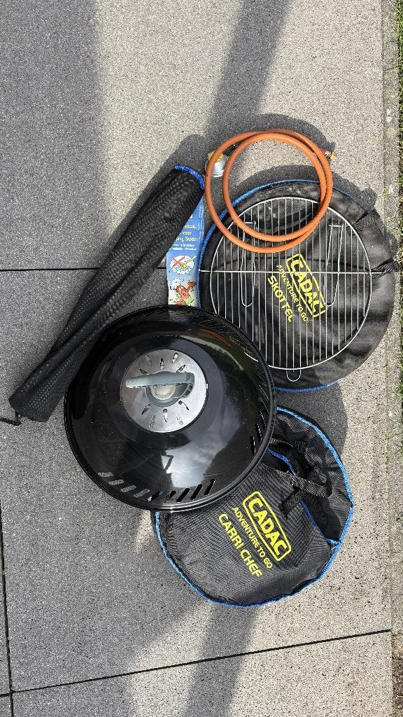 Cadac Skottelbraai Carri Chef, Ophalen, Gebruikt