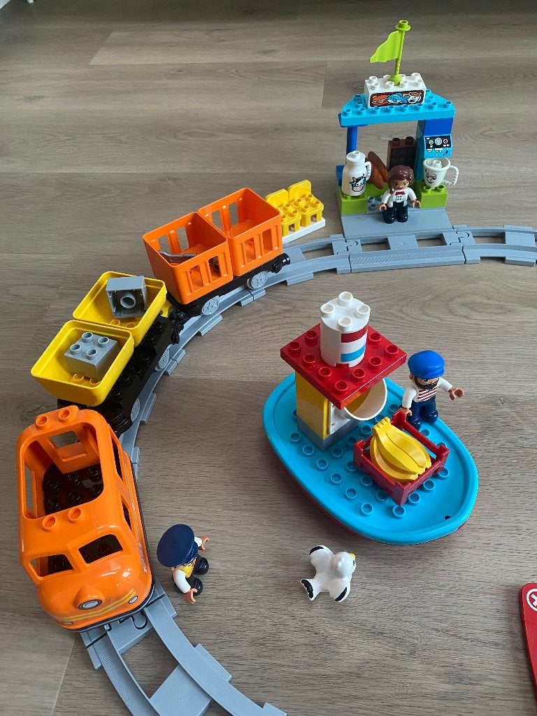 Lego Duplo elektrische CARGO trein, Ophalen of Verzenden, Gebruikt, Duplo