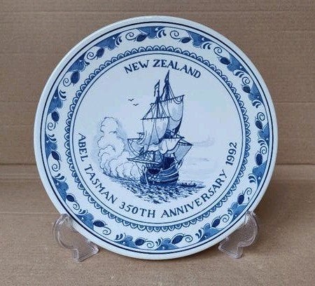 Herdenking bord Abel Tasman New Zealand by Royal Goedewaagen, Ophalen of Verzenden