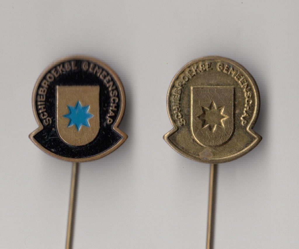 Rotterdam Schiebroek Schiebroekse Gemeenschap speldjes, Gebruikt, Niet vindbaar, Niet vindbaar, Speldje of Pin