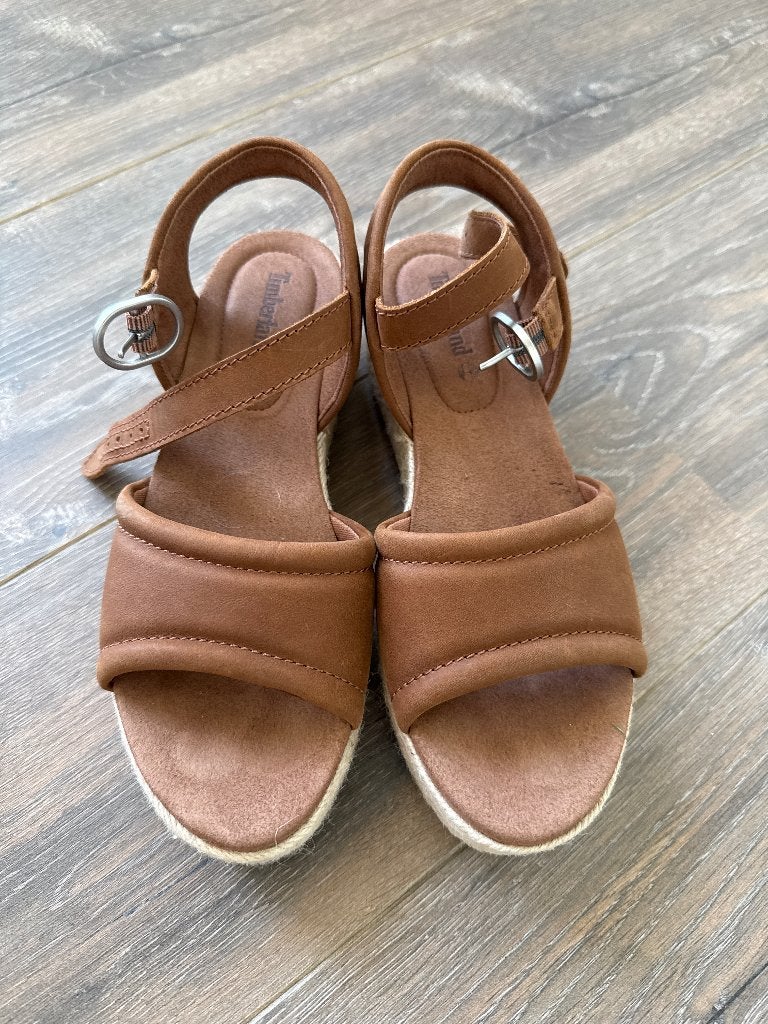 Timberland Schoenen, Ophalen, Bruin, Sandalen of Muiltjes, Zo goed als nieuw