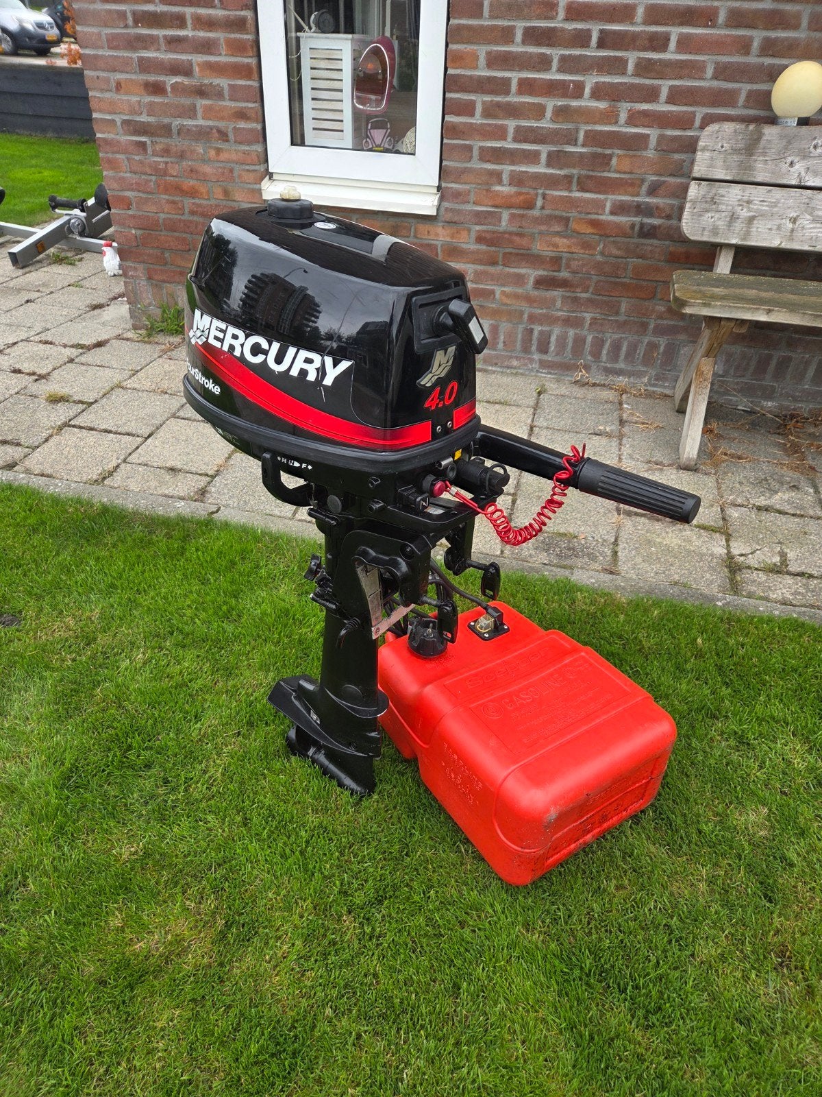 Mercury 6pk 4takt kortstaart, Watersport en Boten, Ophalen, 5 tot 10 pk, Viertaktmotor, Zo goed als nieuw