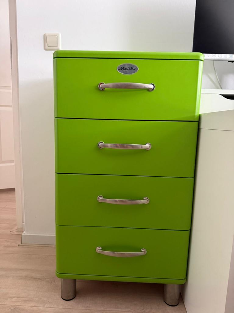 Tenzo ladenkast malibu, Zo goed als nieuw, 3 of 4 laden, Minder dan 100 cm, Metaal