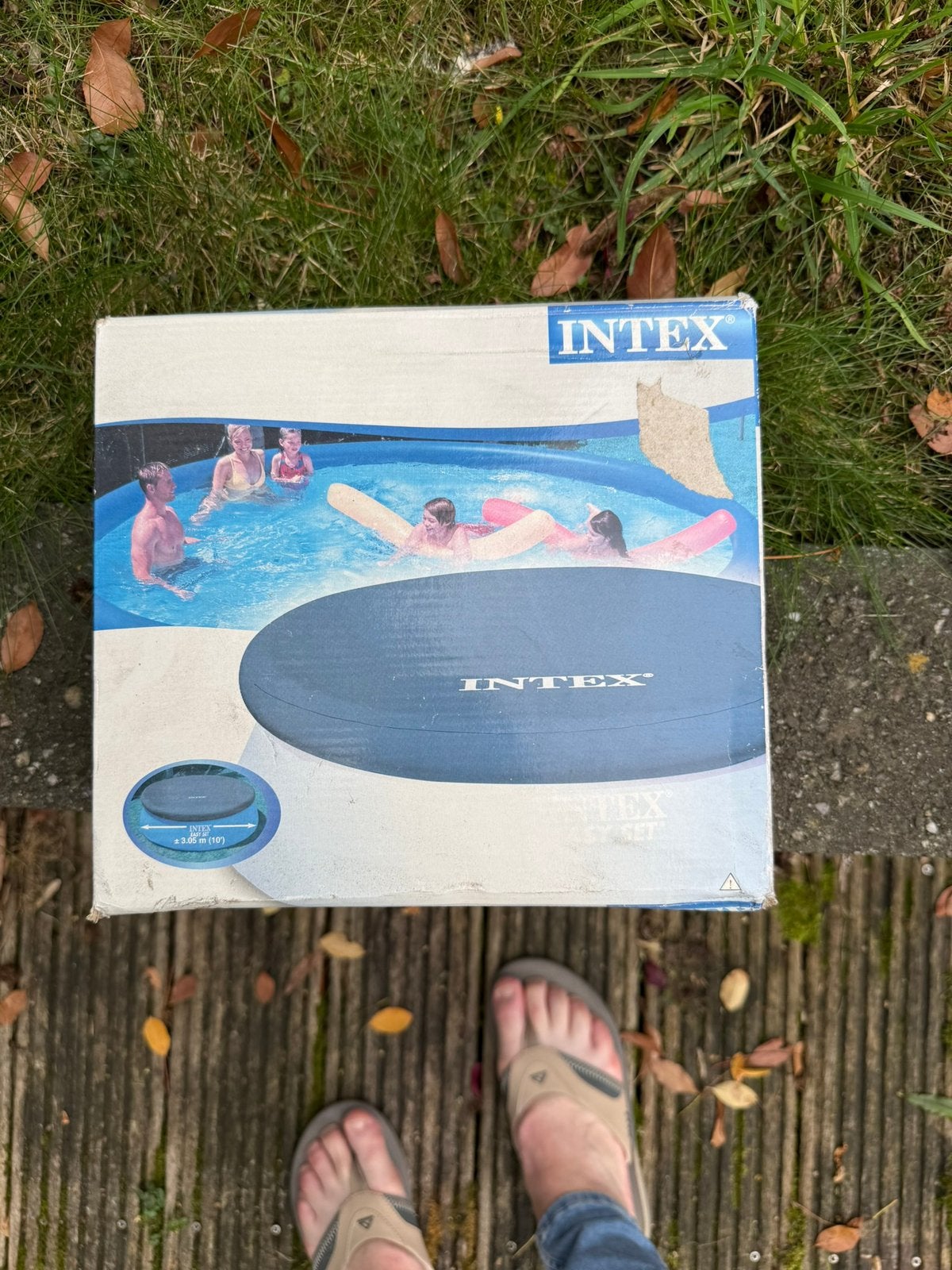 Zwembad afdekhoes rond 3 meter, Minder dan 80 cm, Opblaaszwembad, Rond, Ophalen of Verzenden