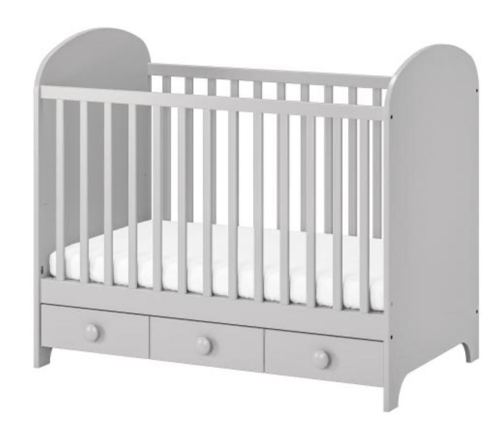Ikea gonatt ledikant met lades en commode-opzetstuk, Kinderen en Baby's, Babywiegjes en Ledikanten, Ophalen of Verzenden, Zo goed als nieuw