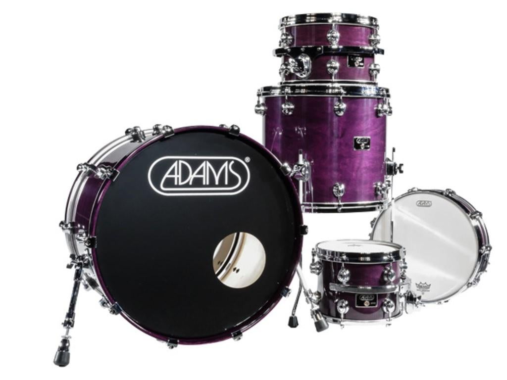 Shell Set Adams 8000 DPresent 20 Studio Dark Purple, -, -, Nieuw, Adams