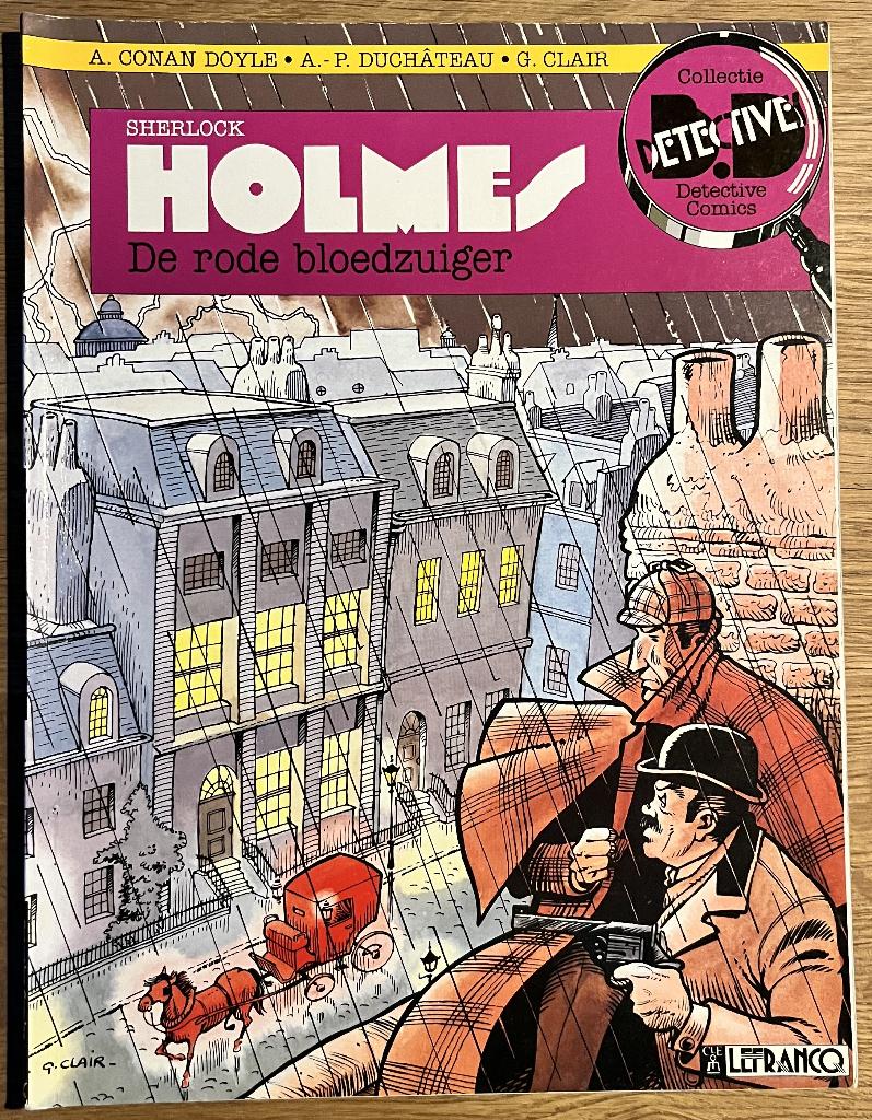 Holmes - De rode bloedzuiger - 1e dr(1990) Strip, Eén stripboek, Ophalen of Verzenden, Gelezen