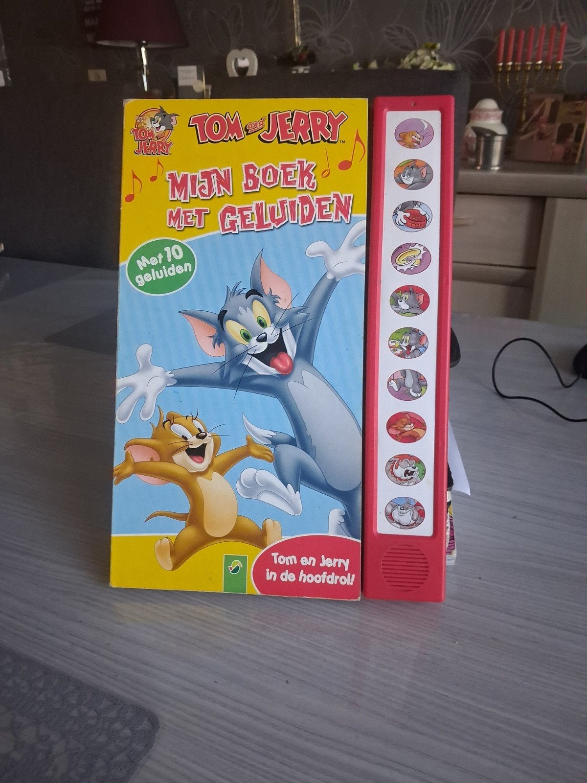 Tom & Jerry: Mijn Boek met Geluiden - Met 10 geluiden, Ophalen of Verzenden, Zo goed als nieuw, Onbekend, Fictie algemeen