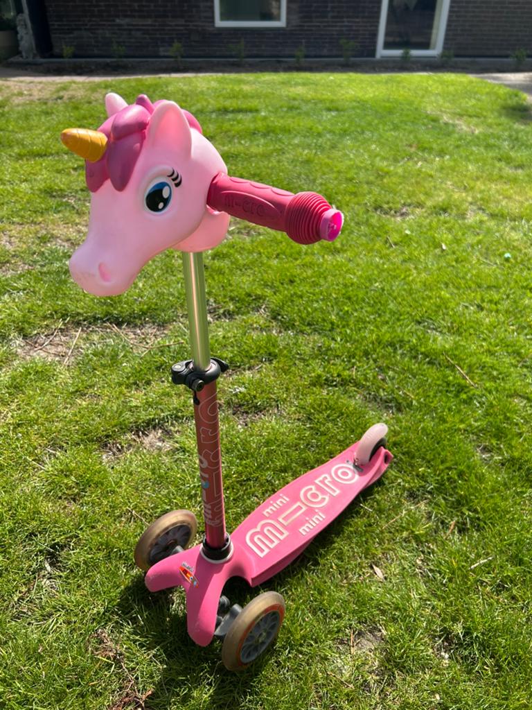 Mini micro step roze, Ophalen, Gebruikt, Gewone step