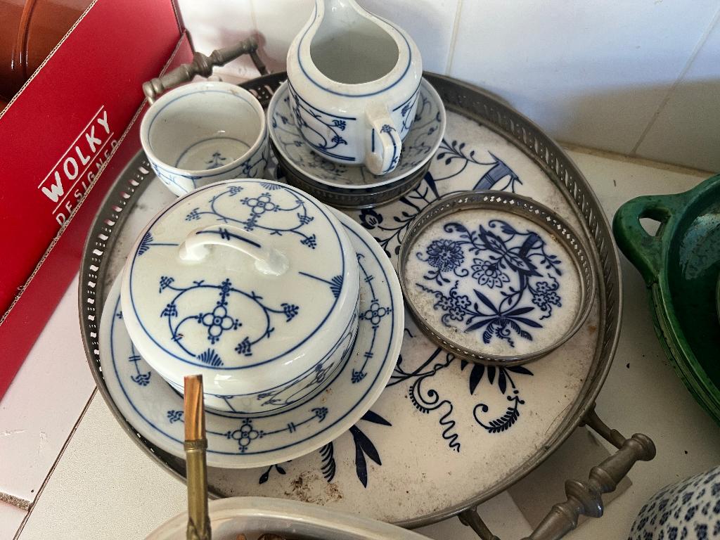 Jäger Eisenberg original BLAU SAKS servies, Ophalen, Gebruikt, Keramiek, Overige stijlen