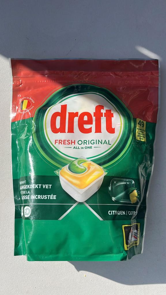 Dreft Fresh Original All in One Vaatwastabletten Citroen 49, Ophalen of Verzenden, V, V, V