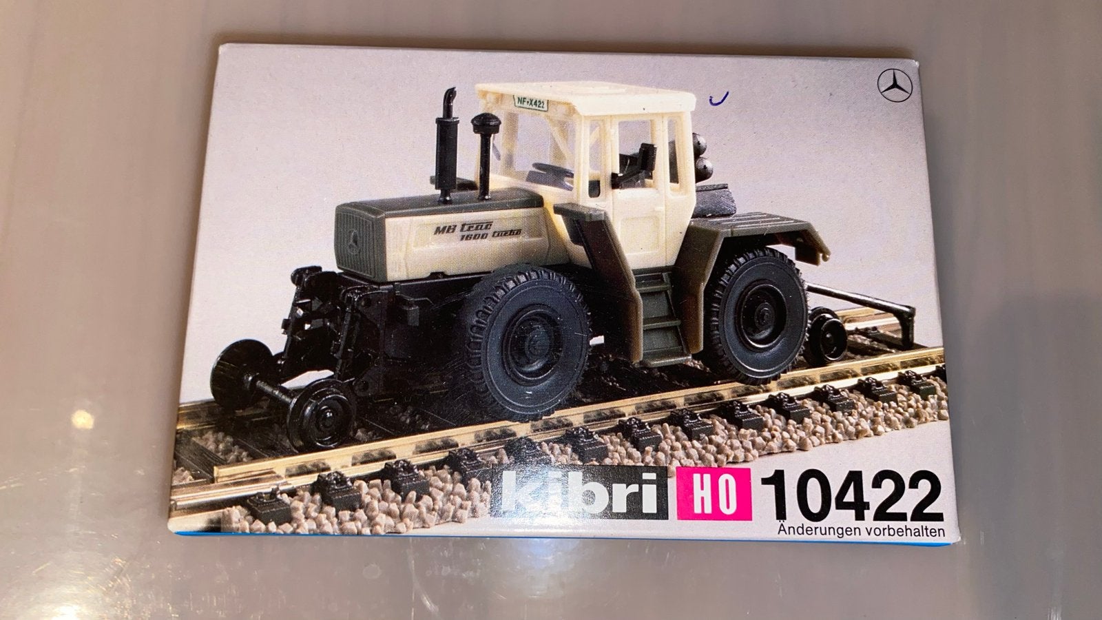 Kibri H0 10422 MB-Trac 1600 railvoertuig, Hobby en Vrije tijd, Ophalen of Verzenden, Zo goed als nieuw, Hijskraan, Tractor of Landbouw