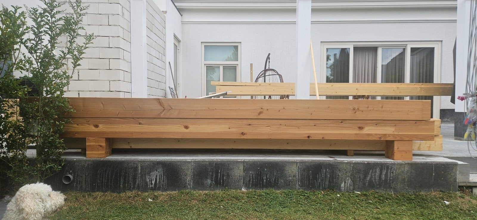 gelamineerde balken van 4m lang, Ophalen, Nieuw, 250 cm of meer, Balken