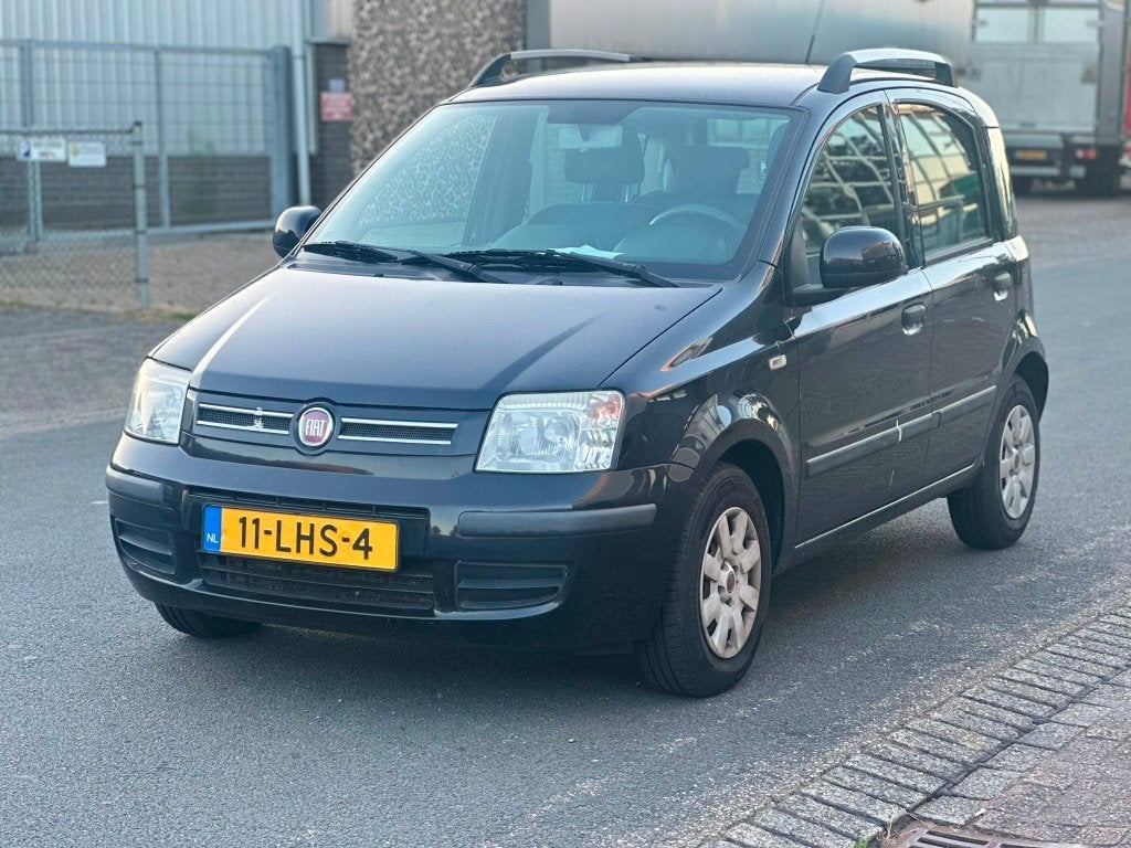 Fiat Panda 1.2 NETTE AUTO/APK/AIRCO/NIEUWE REMBLOKKEN, Stof, Zwart, Origineel Nederlands, Bedrijf