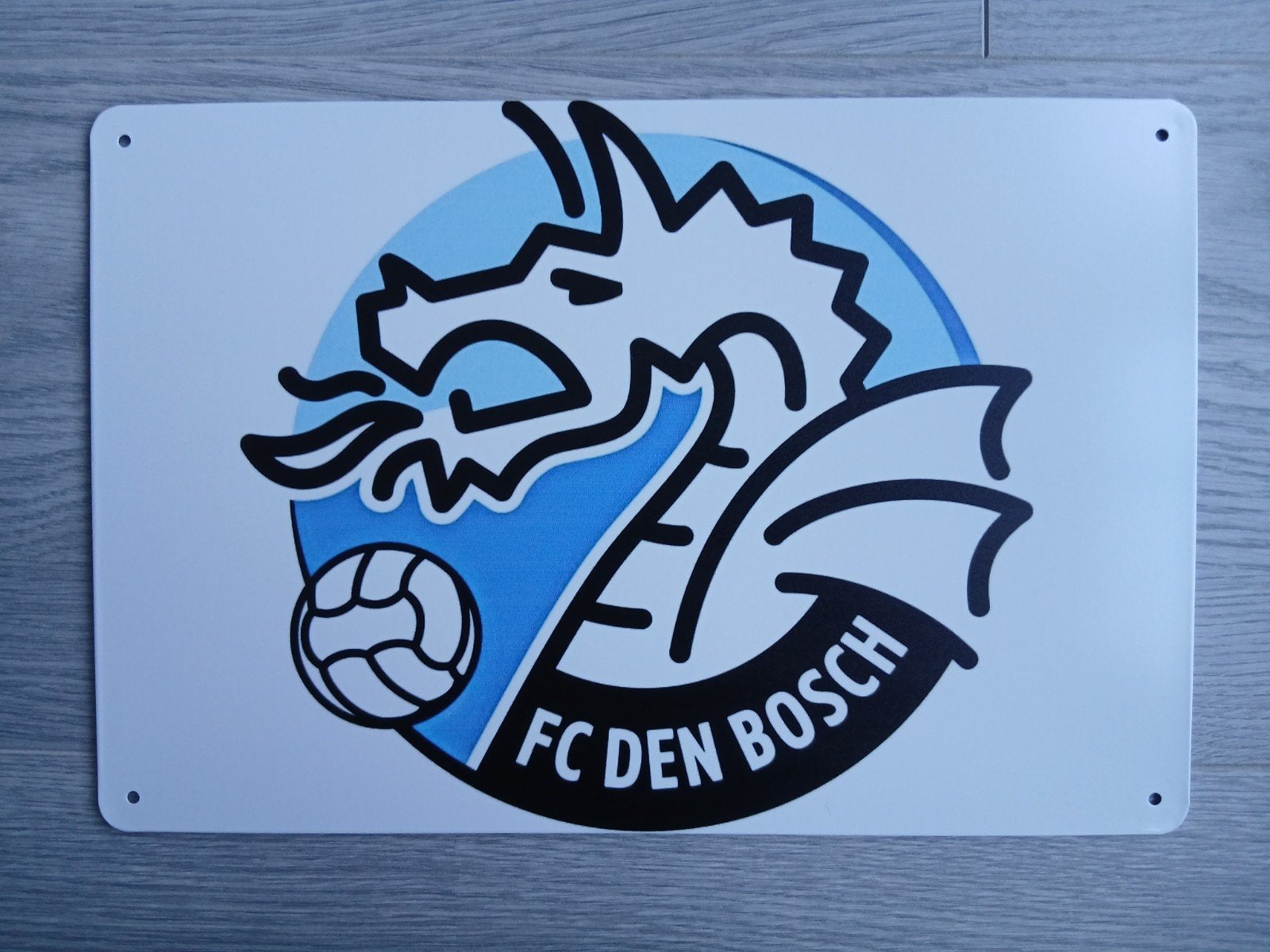 Fc Den Bosch 20x30 cm Metalen Reclamebord, Verzamelen, Sportartikelen en Voetbal, Ophalen of Verzenden, Nieuw, Buitenlandse clubs