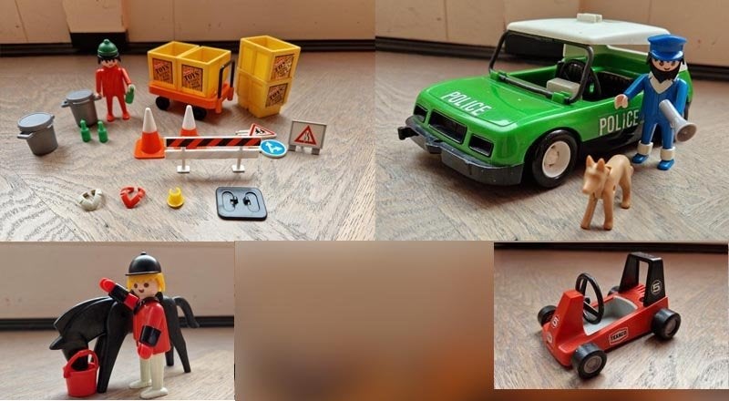 Playmobil collectie uit jaren 70-80 (complete sets) (retro), Ophalen of Verzenden, Gebruikt, Losse onderdelen