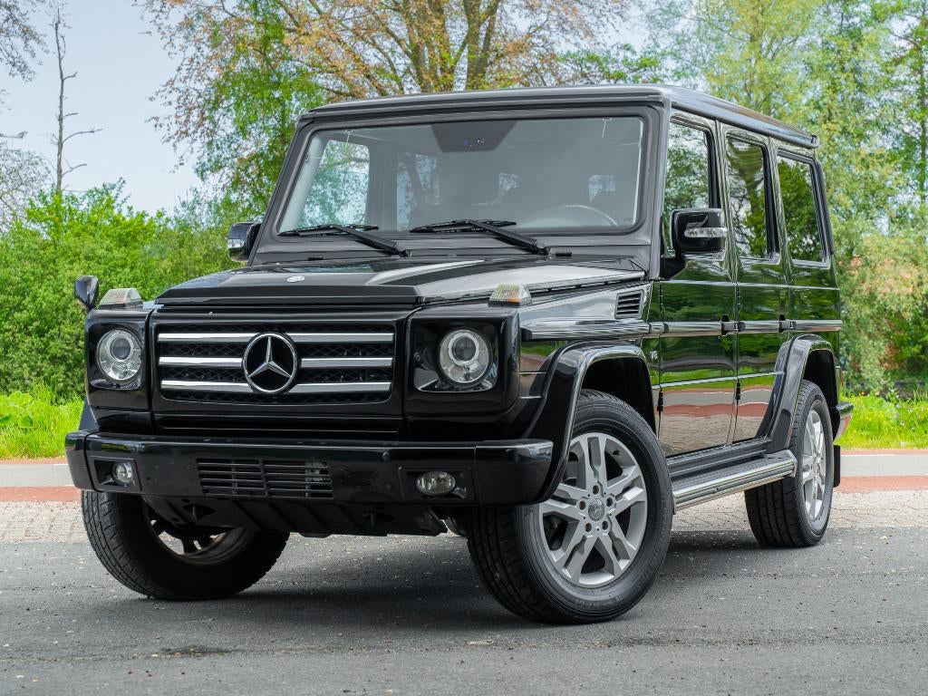 Mercedes G500 5.5 388PK Youngtimer, Auto's, Mercedes-Benz, Automaat, G-Klasse, Zwart, Leder