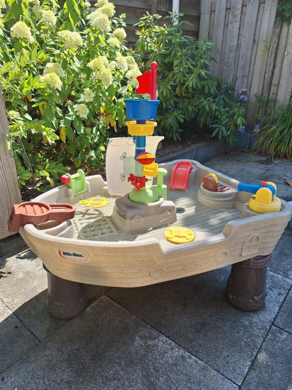 Little Tikes Piratenschip Water- en Zandtafel, Ophalen, Gebruikt