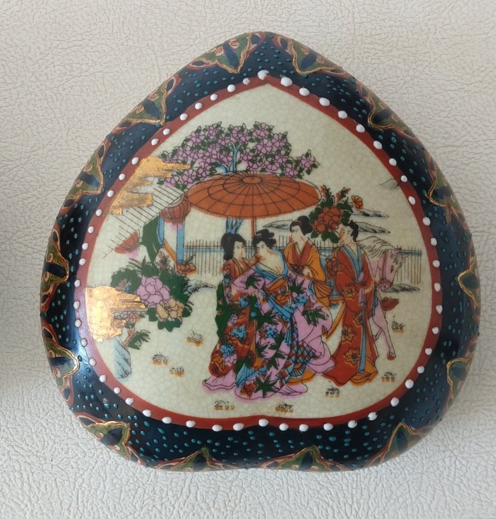 Satsuma sierpot japans porselein, volgnr 44, Ophalen of Verzenden