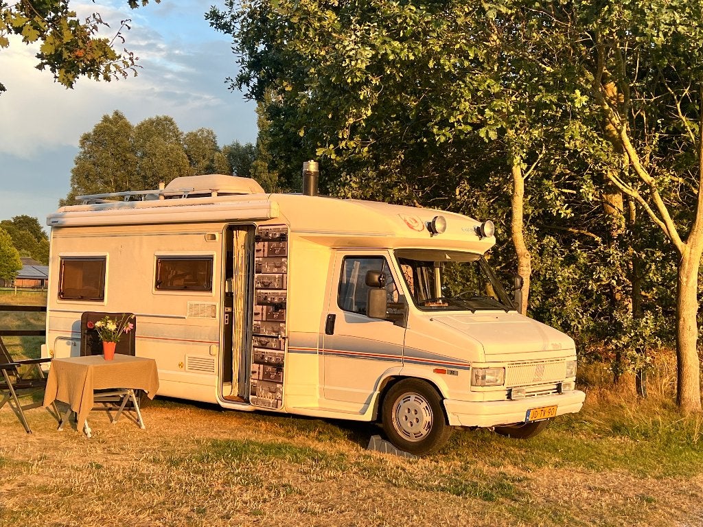 Tiny House op wielen! FiatDucato '94 met houtkachel, Luifel, Ringverwarming, Fiat, Tot en met 2