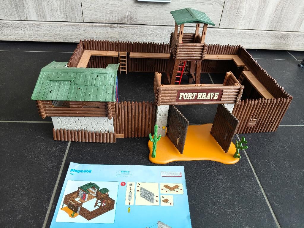 Playmobil western fort, Ophalen of Verzenden, Gebruikt, Complete set