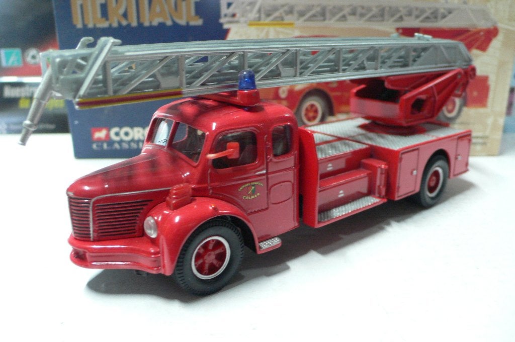 berliet glr 8 brandweerladderauto colmar-corgi heritage 1/50, Verzenden, Nieuw, Bus of Vrachtwagen, Corgi