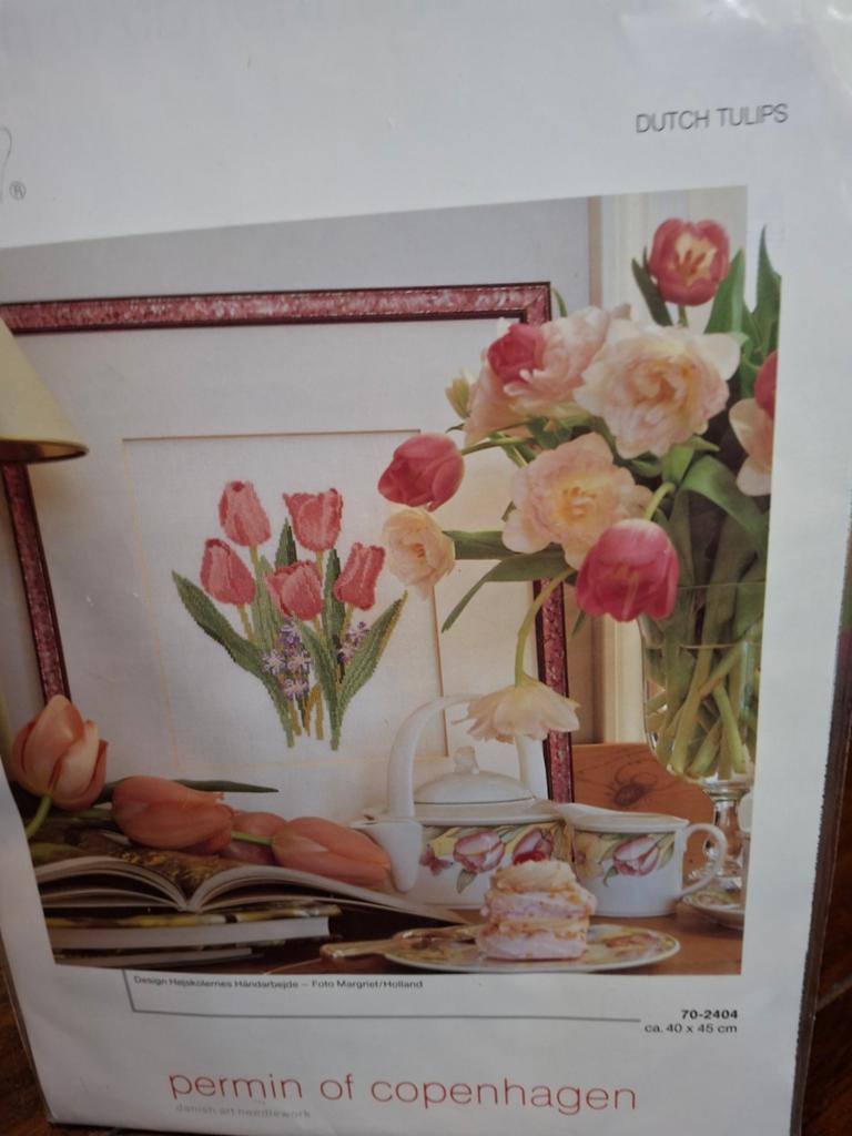 Dutch tulpen- tulpen, Ophalen of Verzenden, Nieuw, Borduurpakket