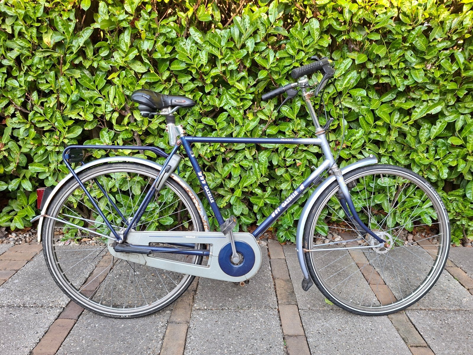 Gazelle herenfiets 58 cm frame voor onderdelen of opknappen, Ophalen, Gebruikt, Versnellingen, 57 tot 61 cm