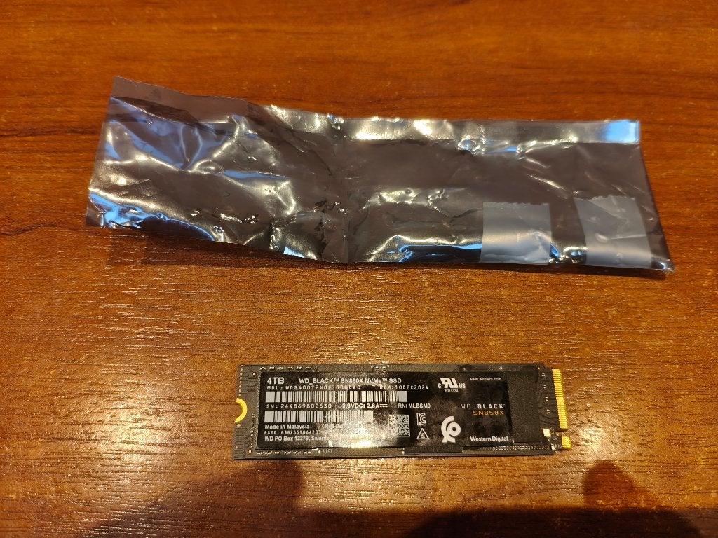 WD Black SN850X (zonder heatsink) 4TB, Computers en Software, Harde schijven, Intern, Kingston, SSD, Nieuw