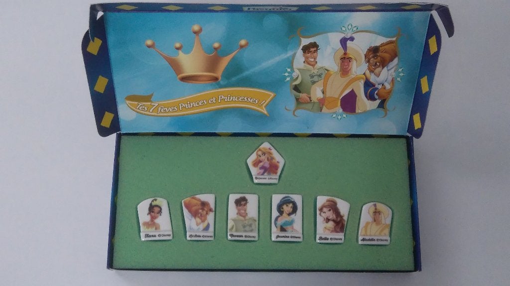 Disney prinses prins Belle Pasquier Feve Feves beeldjes, Ophalen of Verzenden, Assepoester of Belle, Zo goed als nieuw, Overige typen