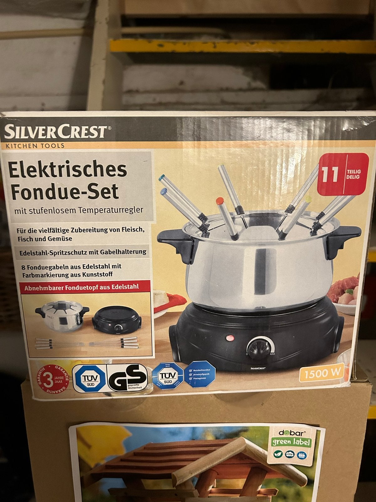 SilverCrest Elektrische Fondue-Set - 11-delig, Overige typen, Ophalen of Verzenden, Metaal, Overige merken