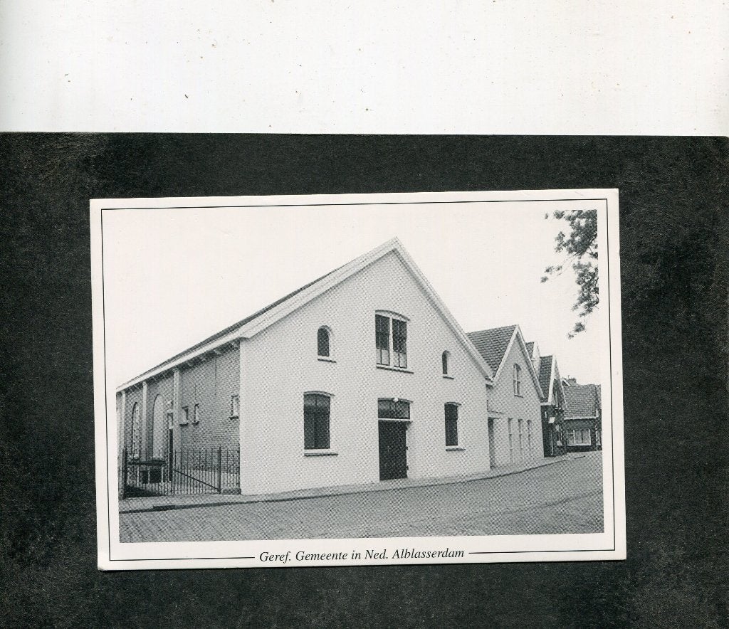 Ansicht Alblasserdam - Gereformeerde Gemeente, Verzenden, 1980 tot heden, Ongelopen