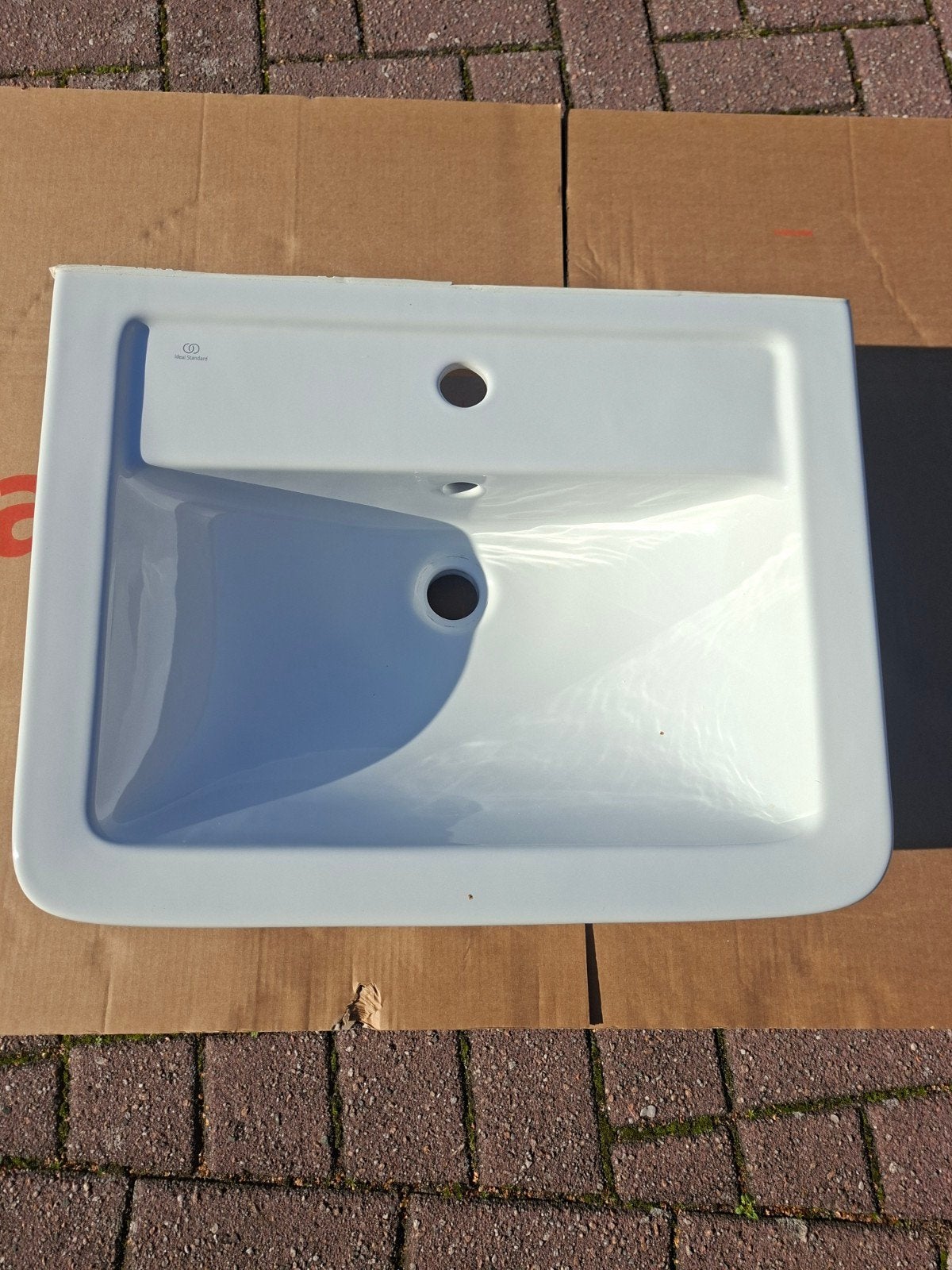 Witte wastafel van Ideal Standard, Ophalen of Verzenden, Zo goed als nieuw, Wastafel