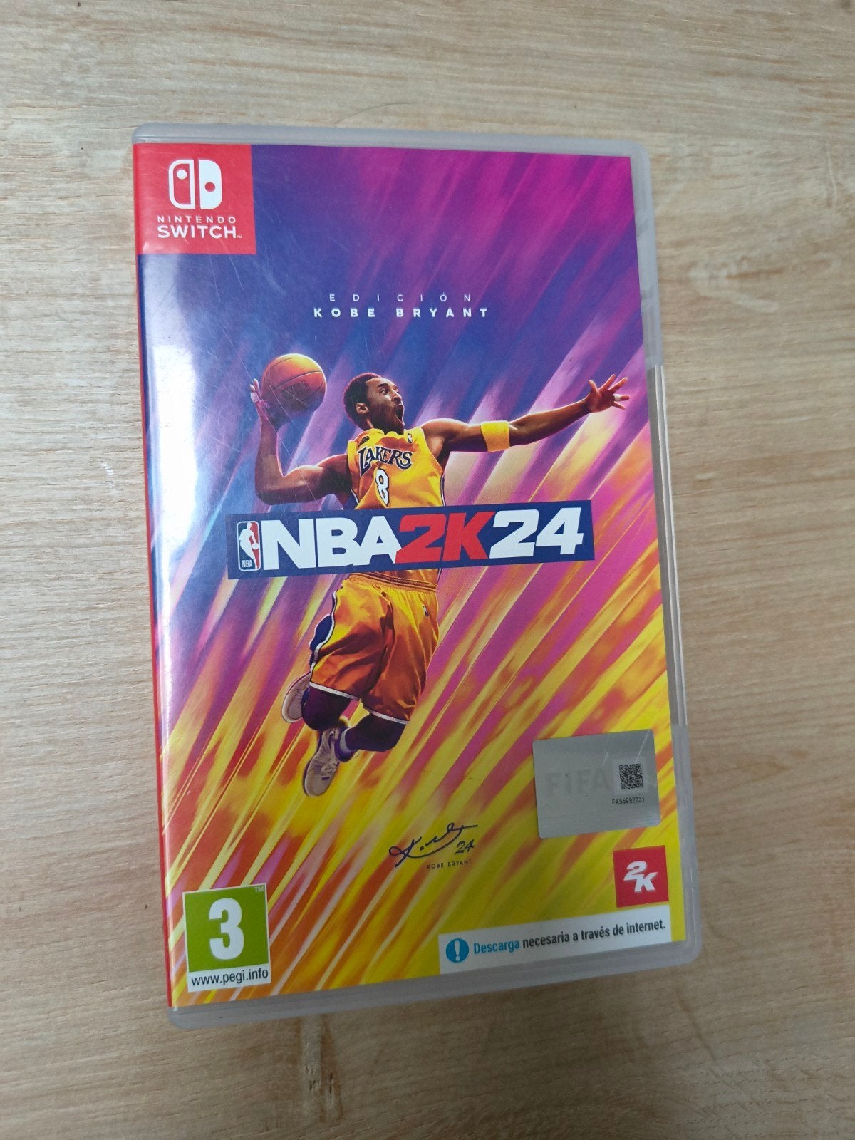 NBA 2K24 Kobe Bryant Edition Nintendo Switch, Spelcomputers en Games, Spelcomputers | Nintendo Switch, Zo goed als nieuw, Met games