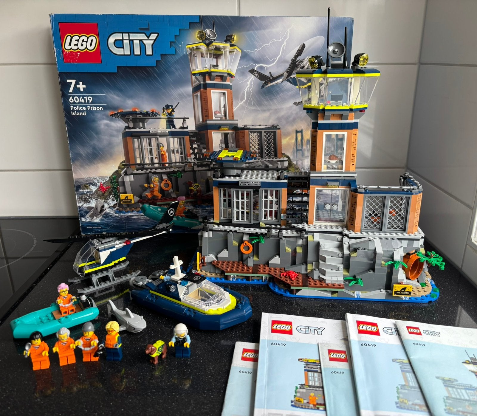 LEGO City 60419 Politie Gevangeniseiland, met doos, Ophalen of Verzenden, Zo goed als nieuw