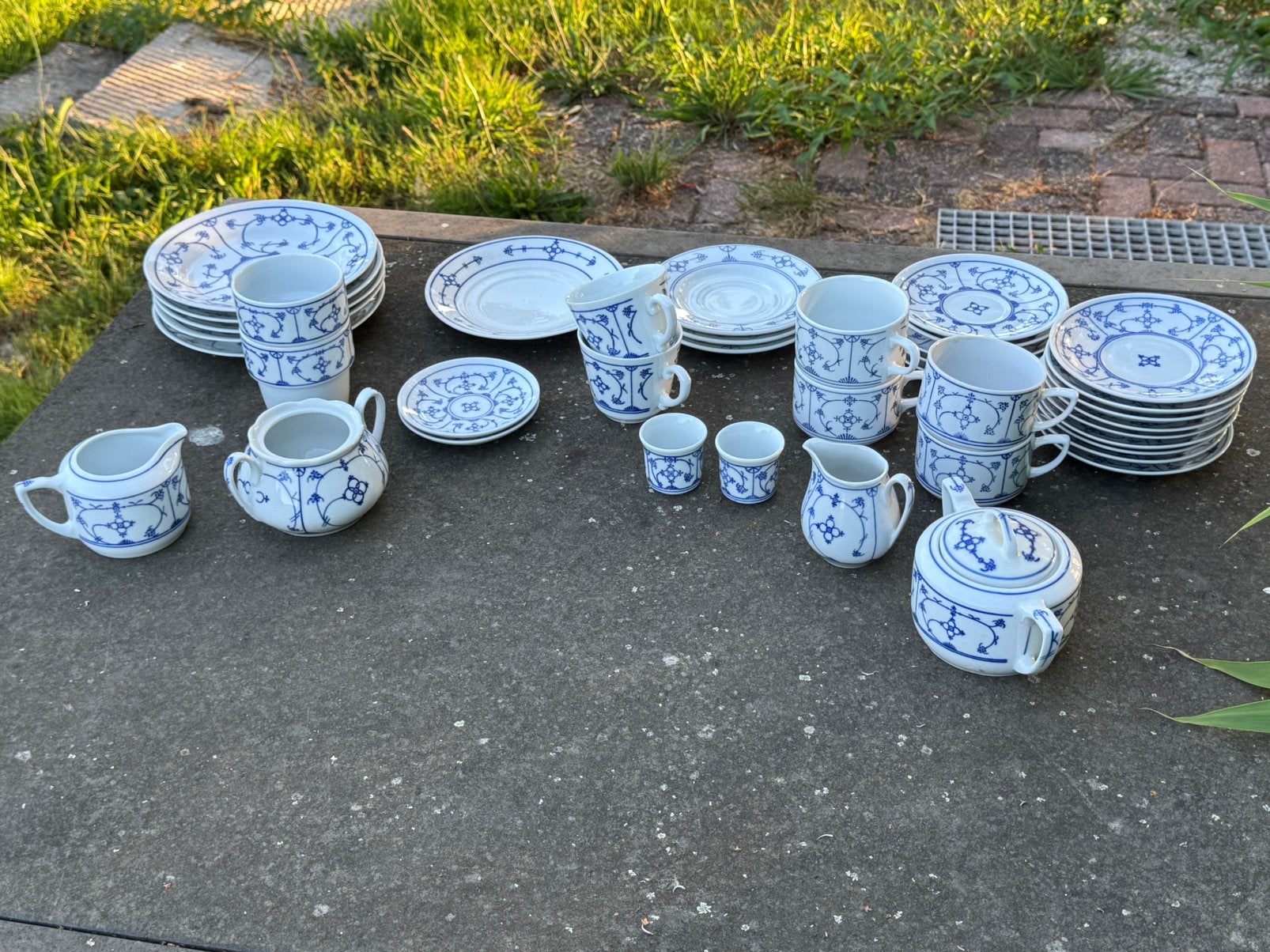 Blau Saks Jager Winterling servies, Ophalen