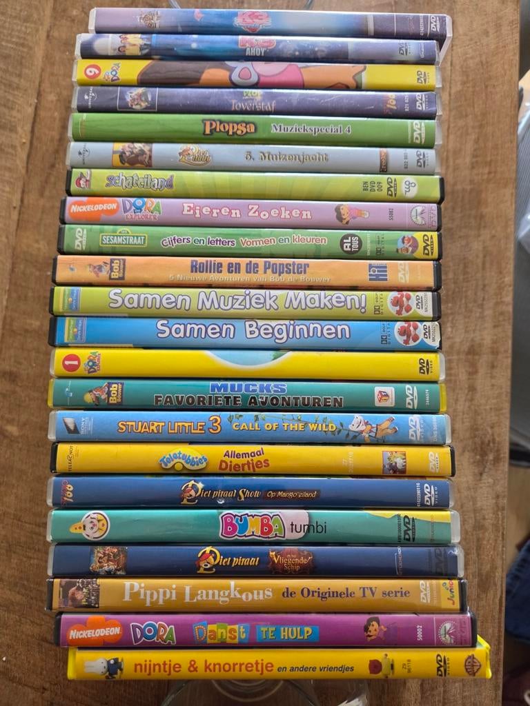 Grote collectie kinder DVD's - K3, Sesamstraat, Bumba, Dora, Cd's en Dvd's, Dvd's | Kinderen en Jeugd, Avontuur, Gebruikt, Alle leeftijden