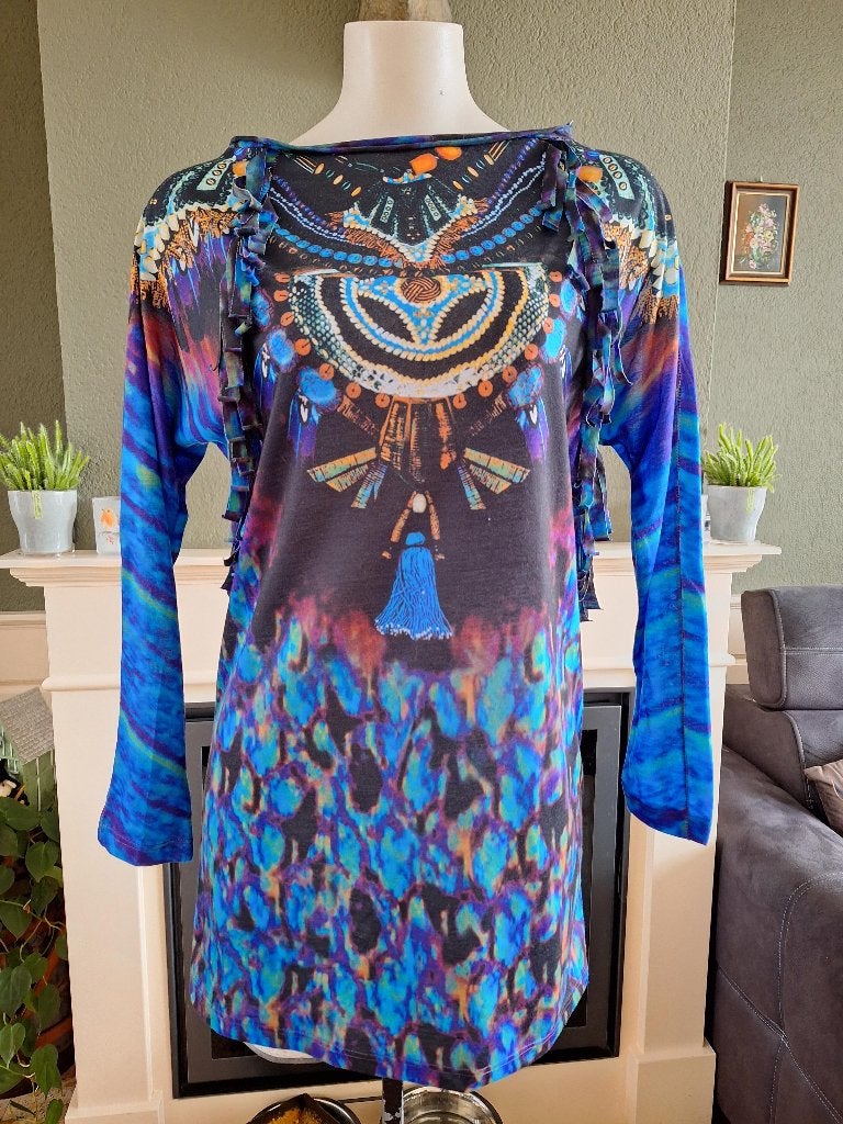 Antik Batik prachtige top S 38 M, Kleding | Dames, Maat 38/40 (M), Zo goed als nieuw, Lange mouw, Antik Batik